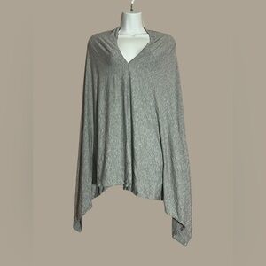 Konssy Nursing Cover & Baby Nursing Poncho – Multi-Use Breastfeeding Cover (Grey